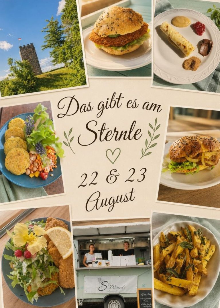 S Wägele ist vom 9. März bis zum 14. März vor dem neuen OBI Markt in Mühlacker.
Täglich von 10 - 19 Uhr